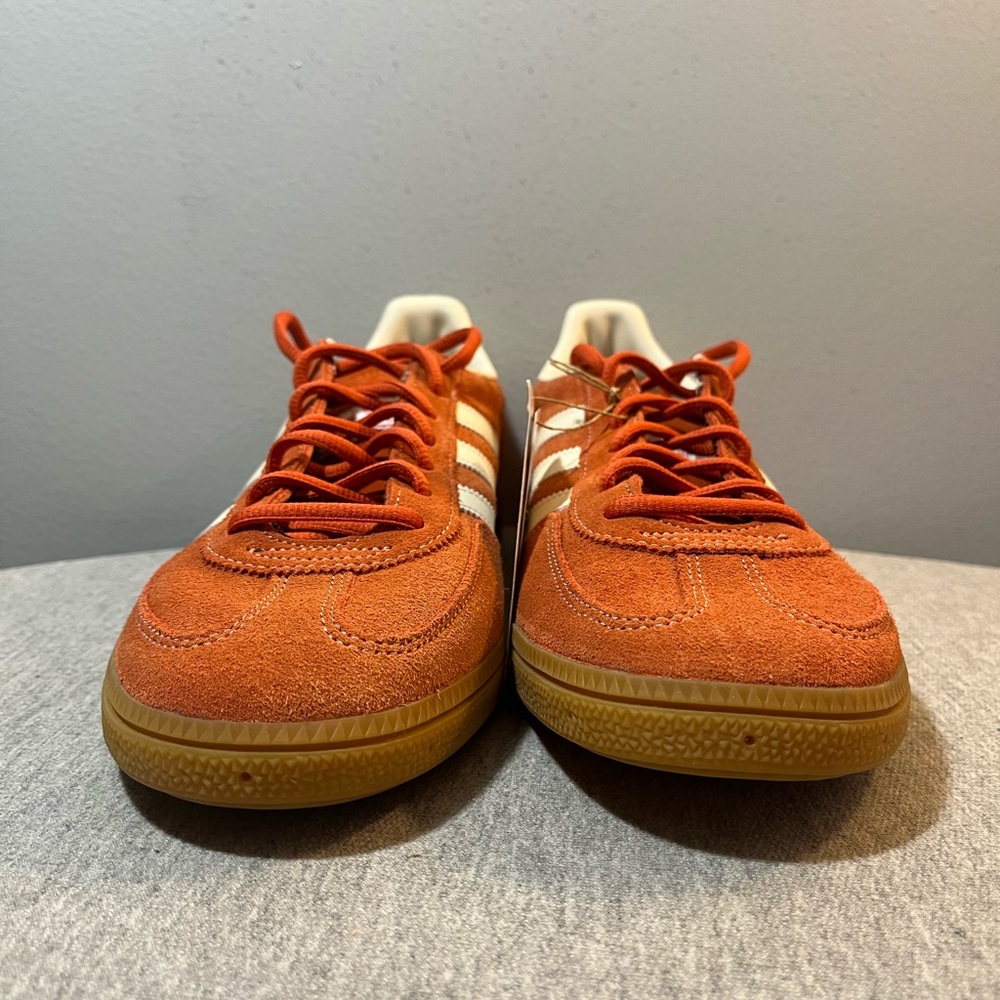 Adidas Handball Spezial Red Orange Gum Athletic Men's Shoe Size 11 IG6191 - Picture 2 of 11